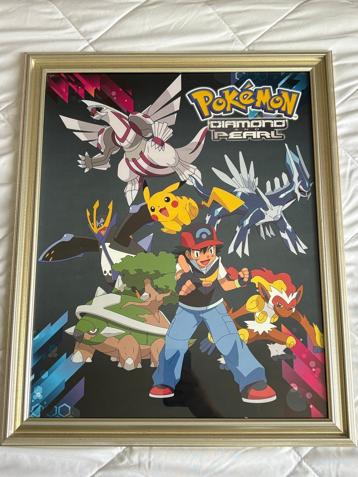 Pokémon Diamond & Pearl 2008 Originele Filmrelease Poster, Ophalen of Verzenden, Zo goed als nieuw, Overige typen
