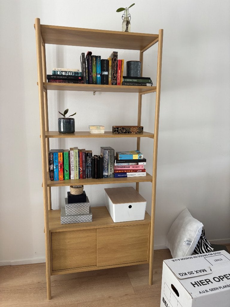 Jysk lindved stellingkast, Ophalen, Nieuw