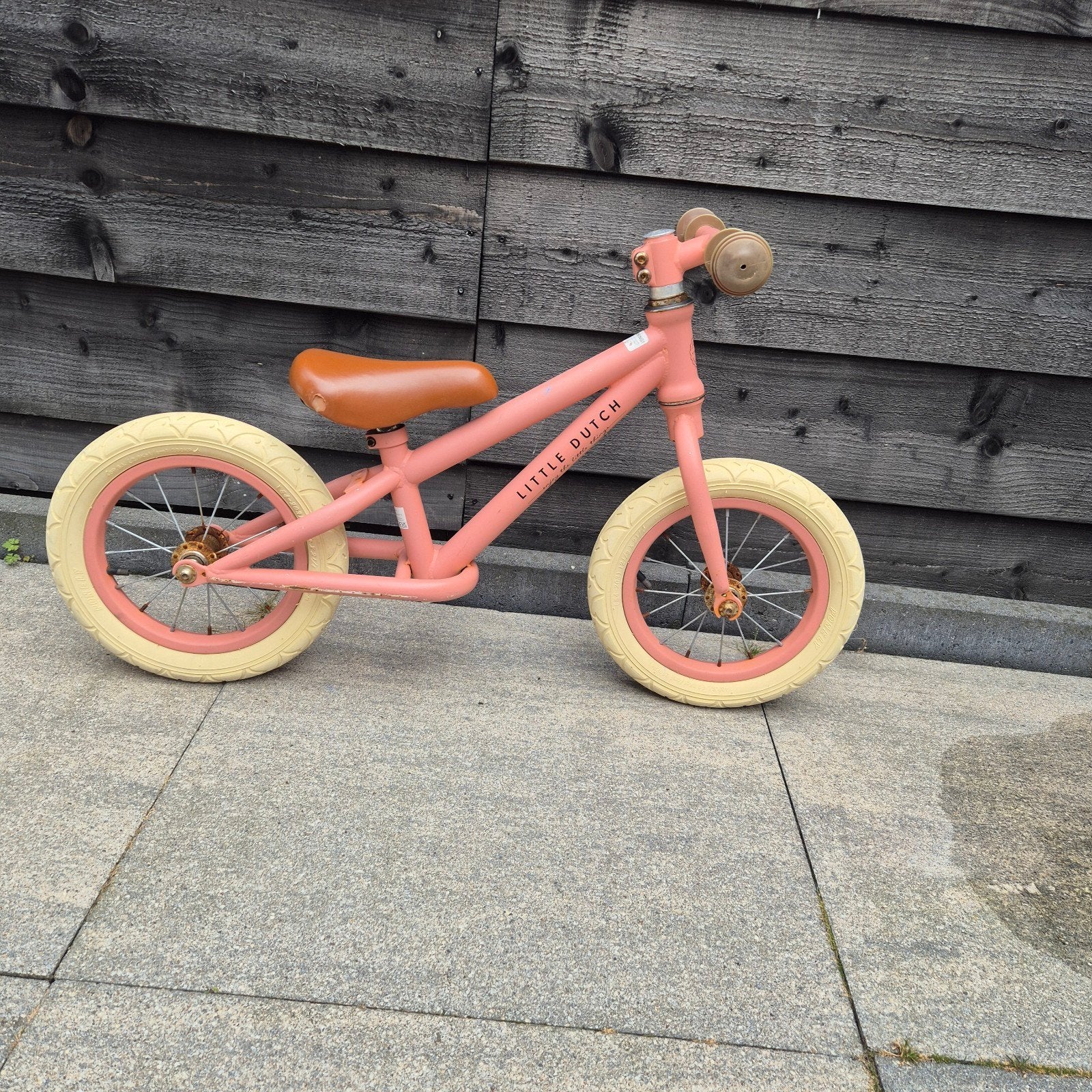 Little Dutch loopfiets roze - nette staat, Ophalen, Gebruikt, 16 tot 20 inch, Little Dutch