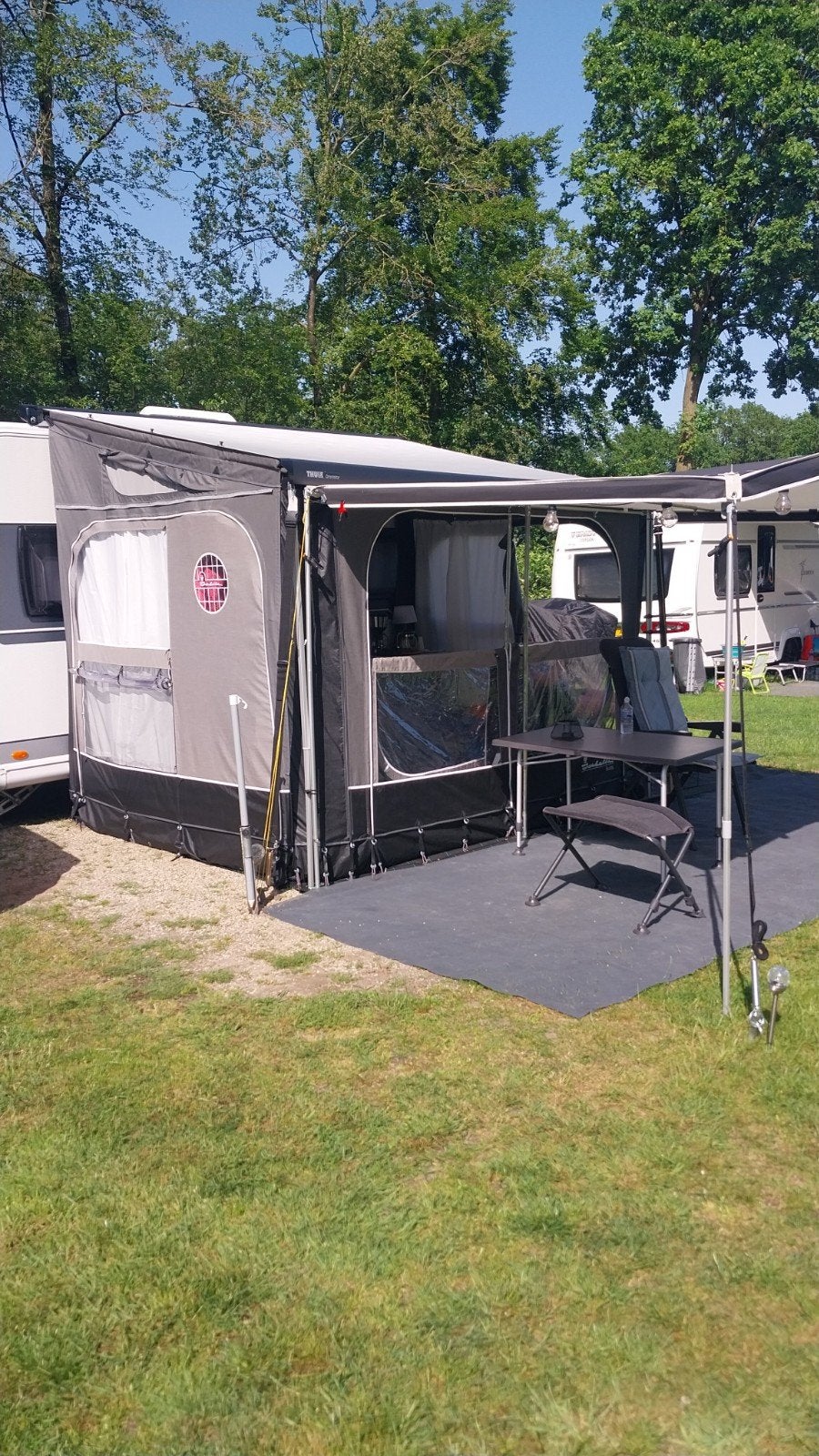 Te koop isabella buddy 270 of 320 voorwand, Ophalen, Zo goed als nieuw