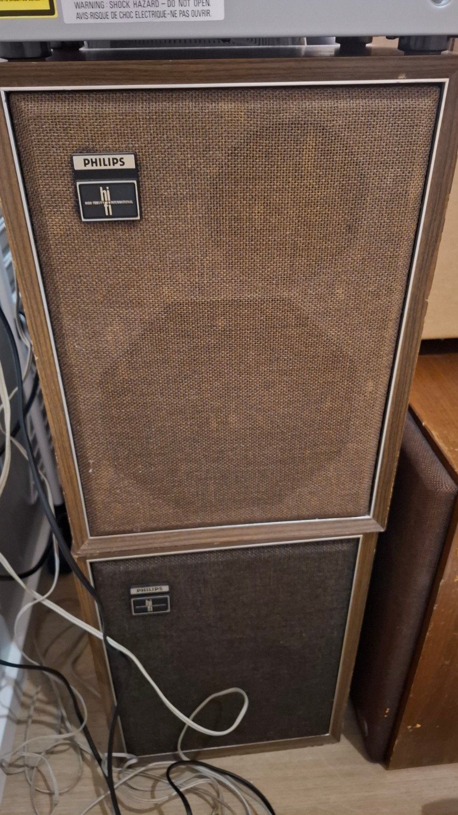 Vintage Philips en BNS Speakerset - Goede Staat, Audio, Tv en Foto, Ophalen, Philips, Gebruikt, Speakerset