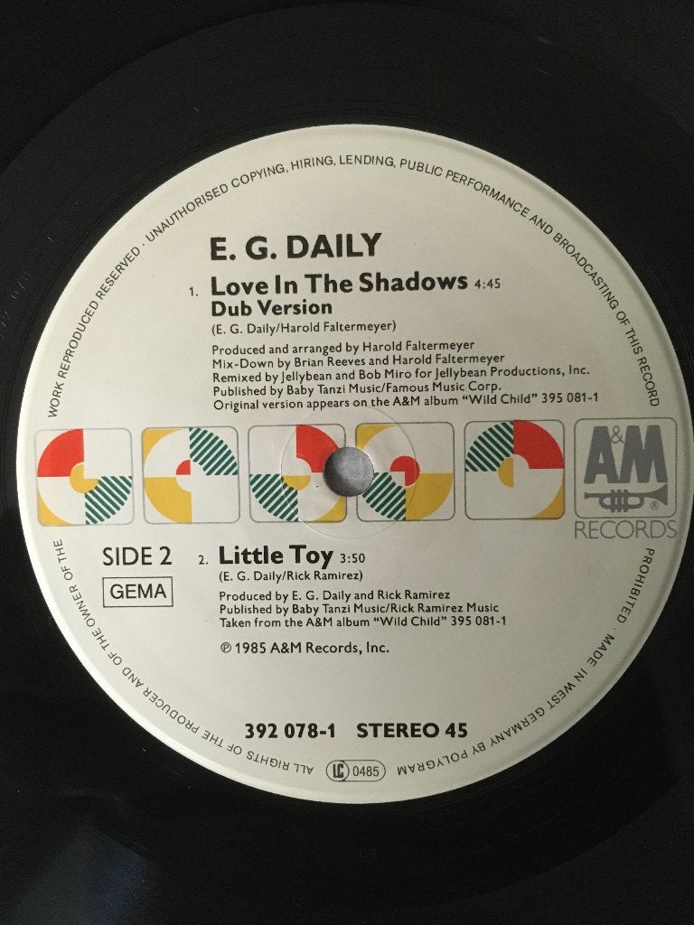 E.G. Daily – Love In The Shadows, Gebruikt, Ophalen of Verzenden, Pop, 12 inch