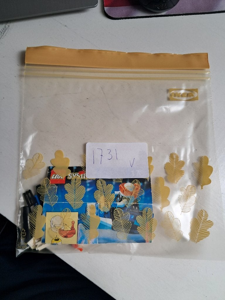 Lego System 1731: Duiker met onderwaterscooter, Gebruikt, Overige thema's, Lego, Ophalen of Verzenden
