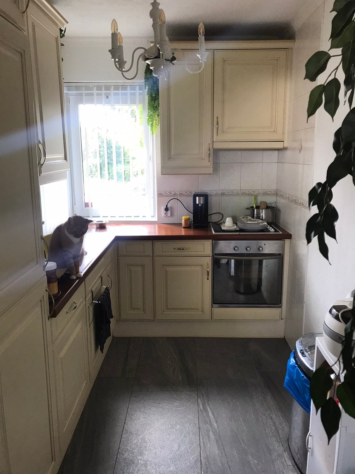 Gebroken wit creme kleurig keuken kast deurtjes, Ophalen, Gebruikt, Wit, Overige typen