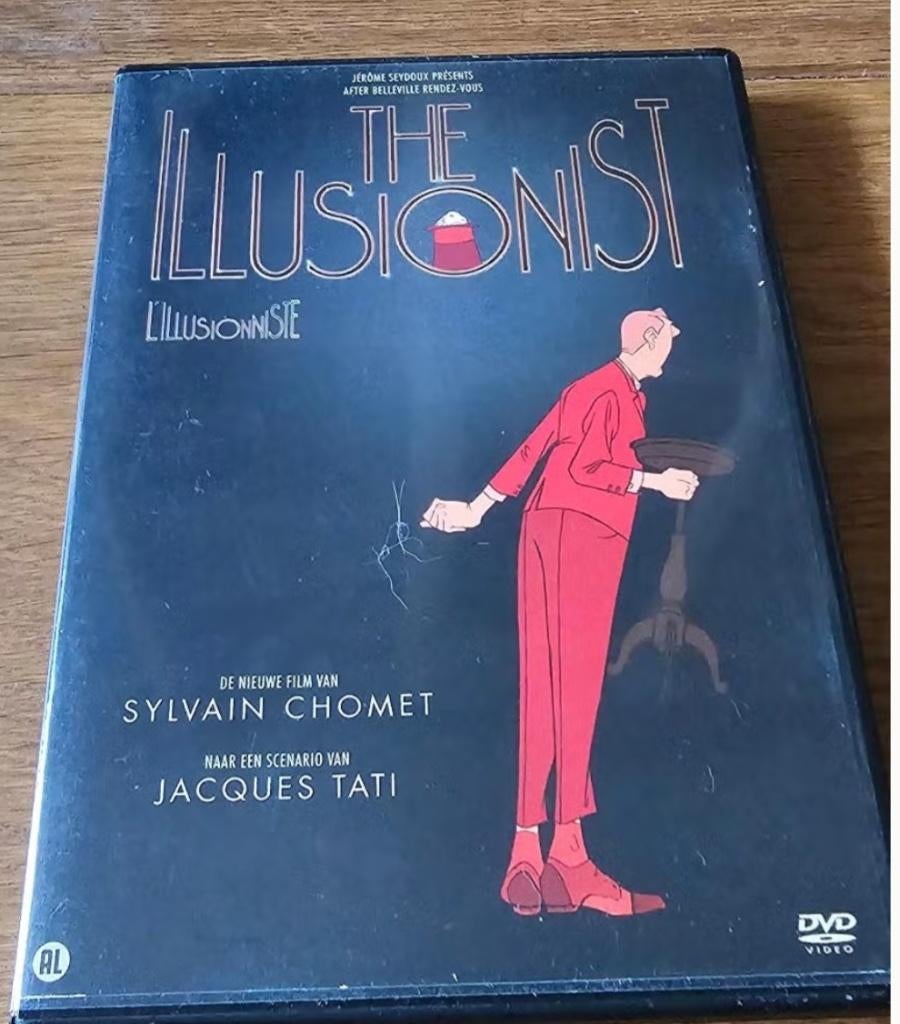 The illusionist- Jacques Tati- Verzend ook, Cd's en Dvd's, Ophalen, Tekenfilm, Zo goed als nieuw, Alle leeftijden