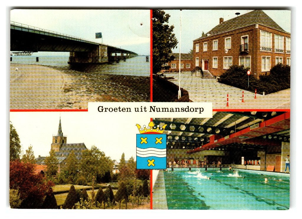 Numansdorp, Groeten uit Numansdorp. Lees beschrijving, Verzenden, 1980 tot heden, Gelopen, Zuid-Holland