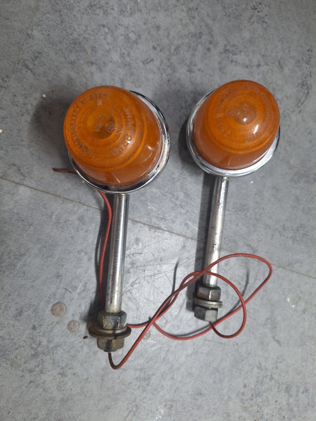 Vintage knipperlicht van het merk ZNAK, Ophalen of Verzenden, Gebruikt, [Oldtimer onderdelen, Universele onderdelen]