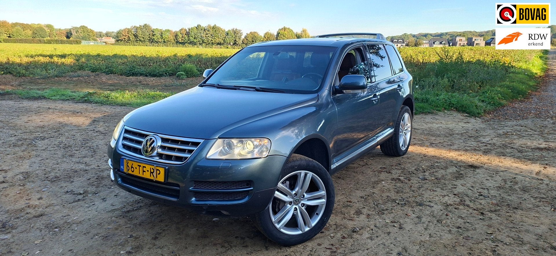 Volkswagen Touareg 4.2 V8 automaat, mooie kleurstelling - st, Auto's, 4172 cc, Gebruikt, 8 cilinders, Vierwielaandrijving