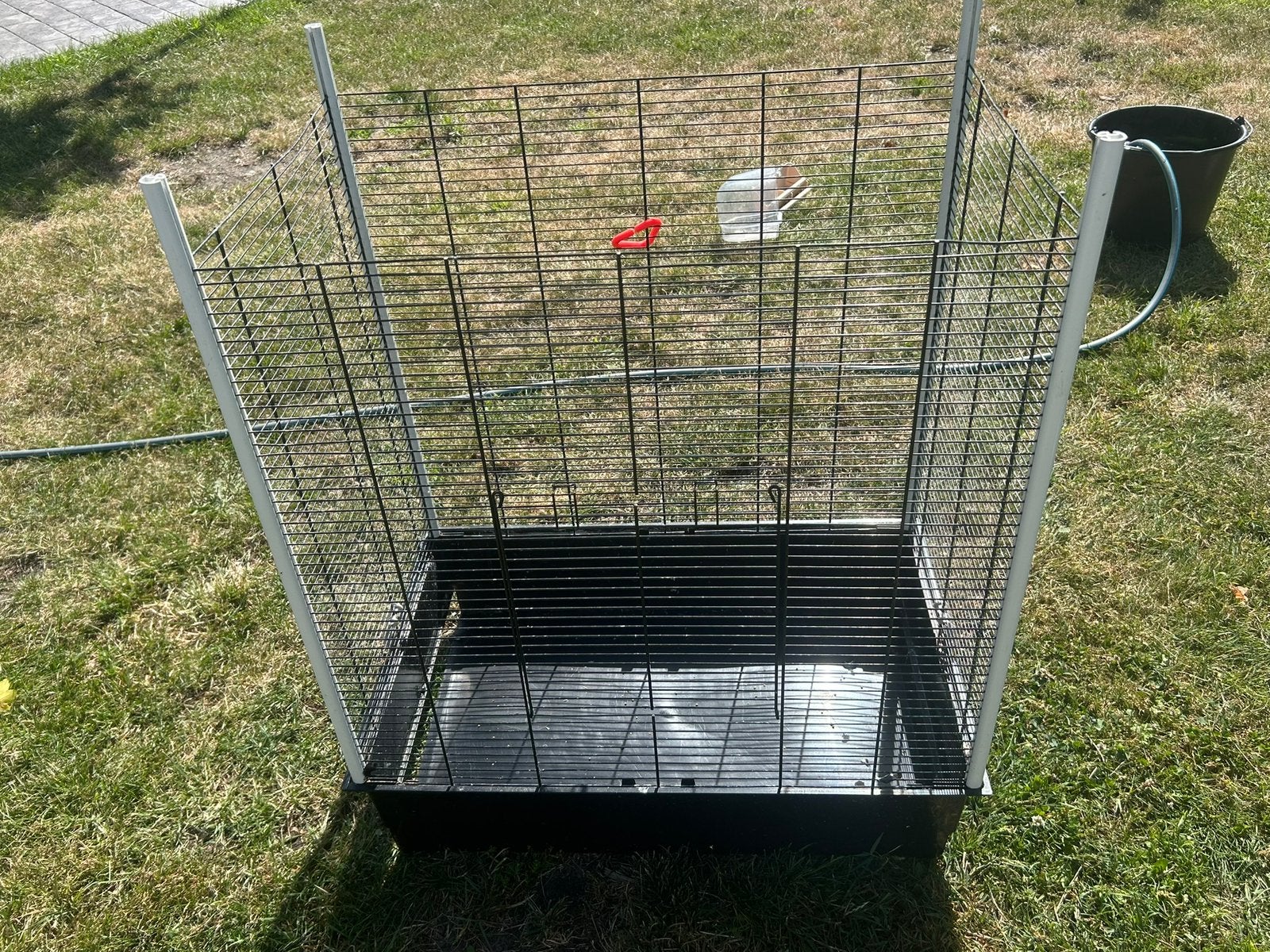 Mooie vogelkooi, Dieren en Toebehoren, Vogels | Hokken en Kooien, Ophalen, Zo goed als nieuw, Metaal, Vogelkooi