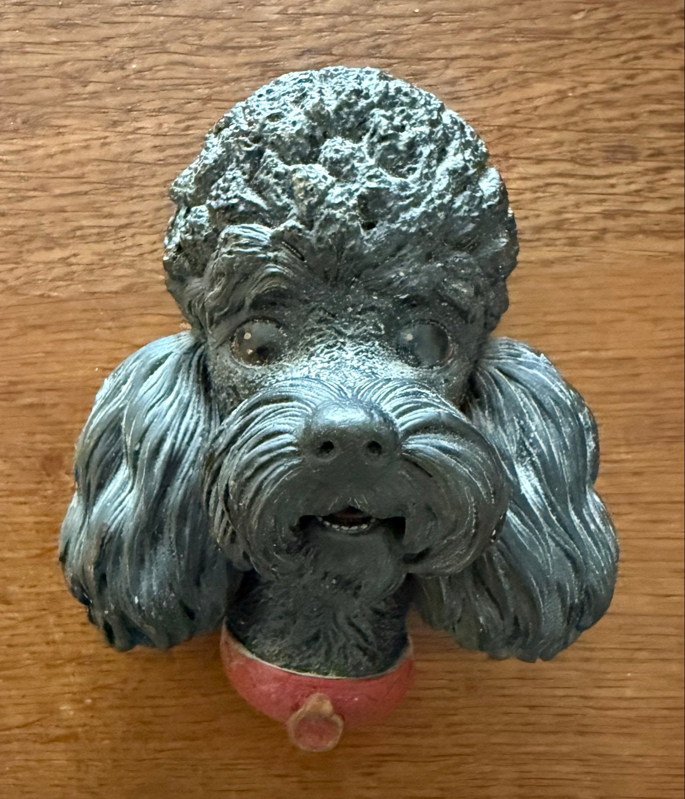 Vintage Bossons Chalkware Poedel (Zwart)  1968, Ophalen of Verzenden, Huis en Inrichting