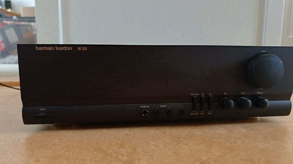 Harman/Kardon HK 650 Stereo Versterker, Overige merken, Ophalen of Verzenden, Zo goed als nieuw, 60 tot 120 watt