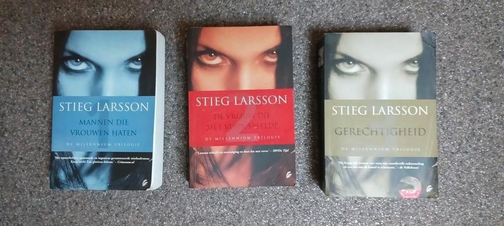Stieg Larsson Millennium Trilogie: Mannen die vrouwen haten, Ophalen, Gelezen, Stieg Larsson, Scandinavië