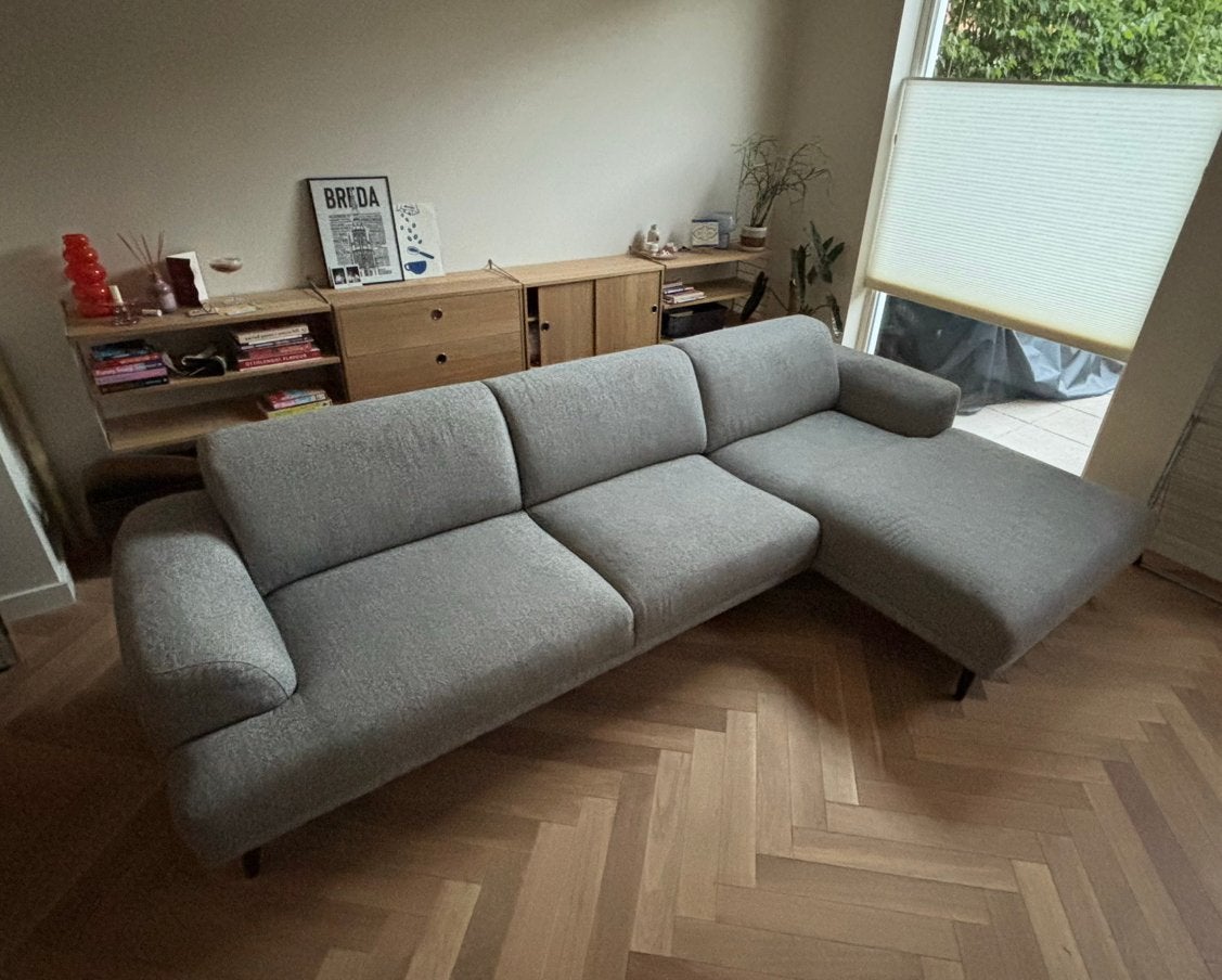 Zitmaxx Bank Laren 2.5 zit + longchair, Ophalen, Gebruikt, Stof, Modern