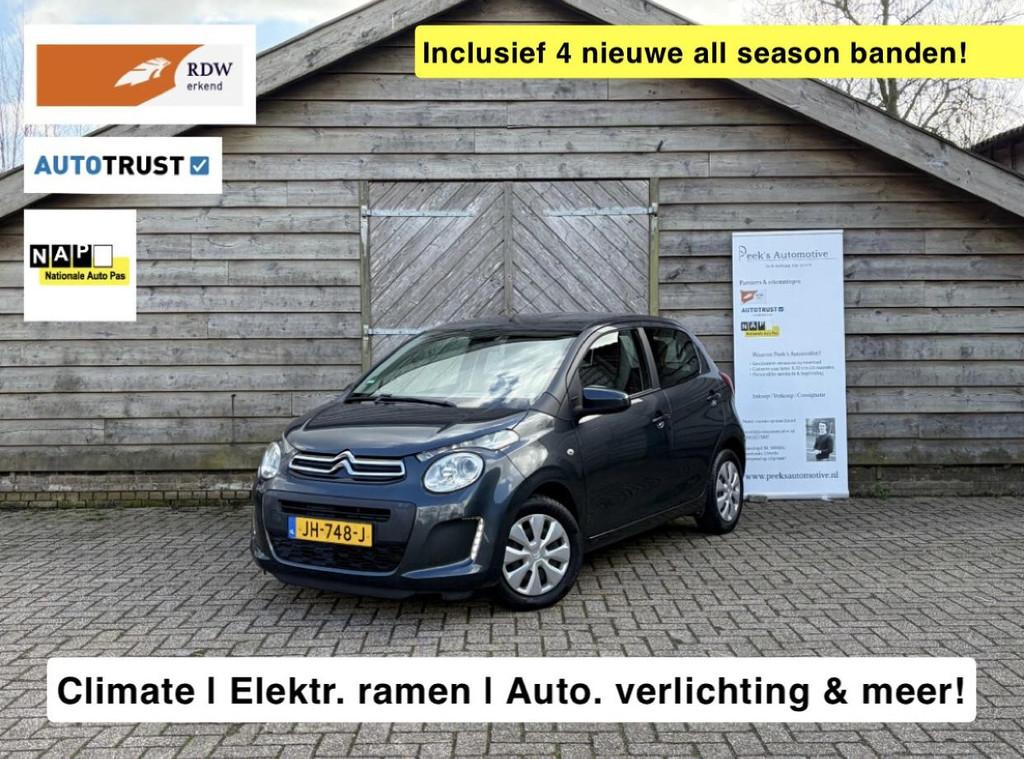 Citroen C1 1.0 e-VTi Feel | Climate | Elektrische ramen | On, Voorwielaandrijving, Stof, Gebruikt, Euro 6
