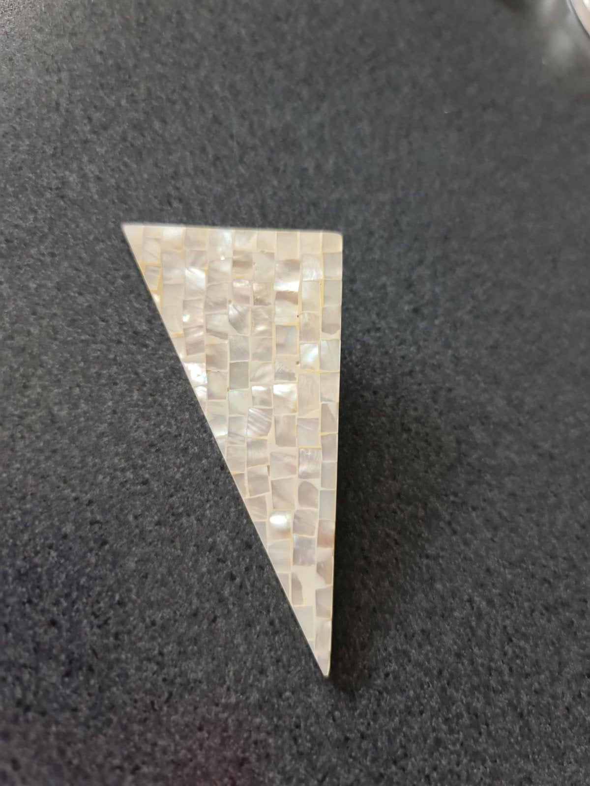 broche parelmoer vintage '80, Ophalen of Verzenden, Zo goed als nieuw, Overige materialen