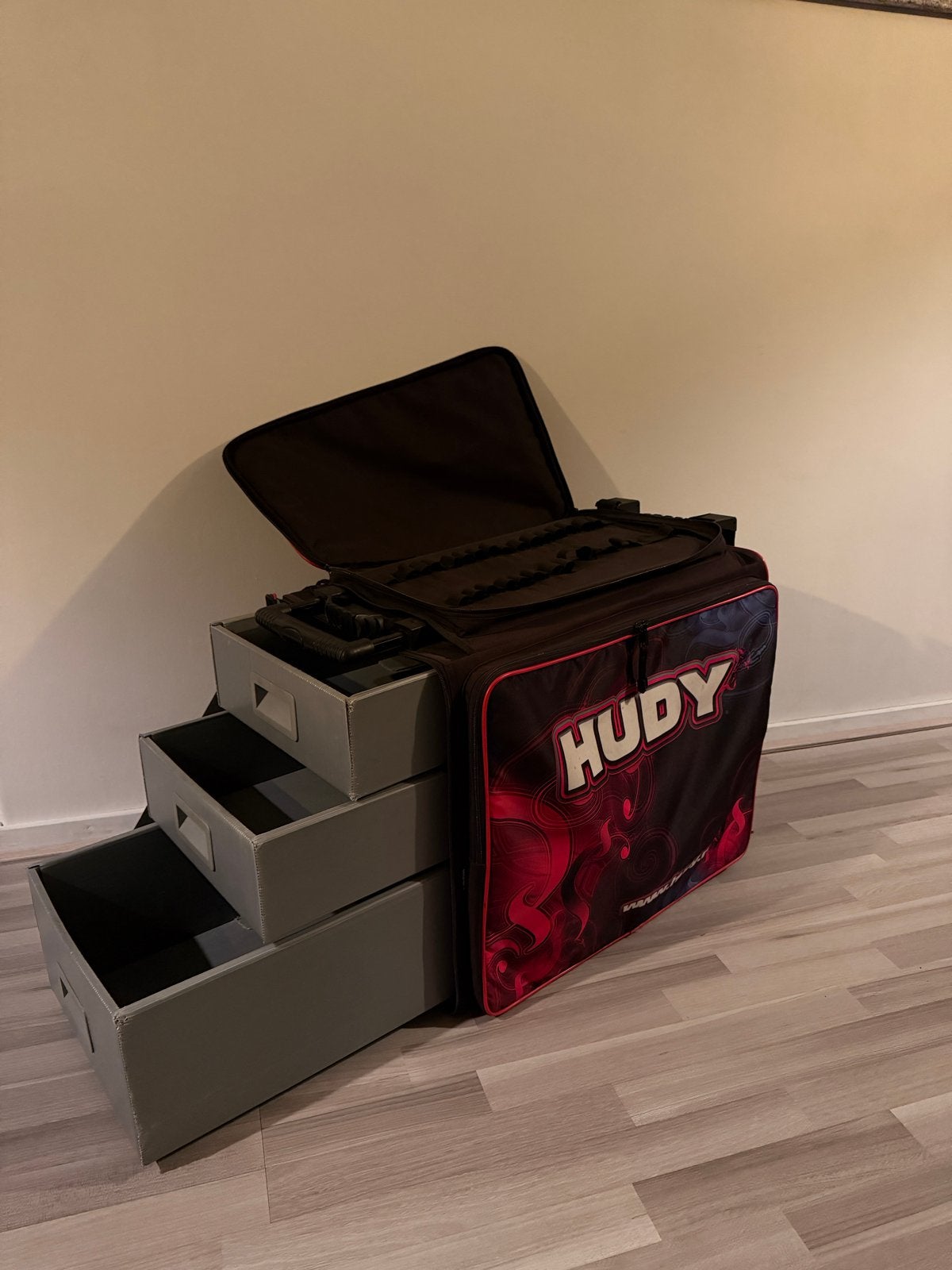 Hudy Draagtas + gereedschap gedeelte, Ophalen of Verzenden, Gebruikt