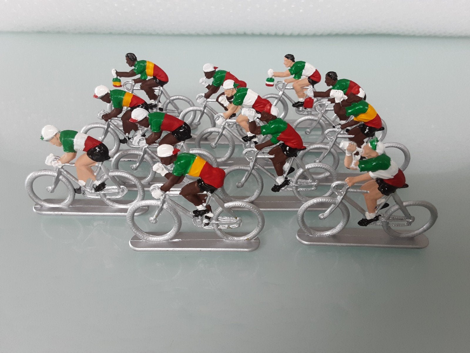 Miniatuur speelgoed wielrenners., Ophalen of Verzenden, Zo goed als nieuw