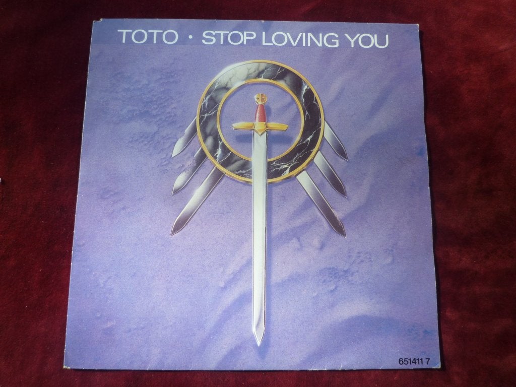 Toto - Stop loving you  (7"), Fotohoes, Ophalen of Verzenden, Gebruikt, Rock en Metal