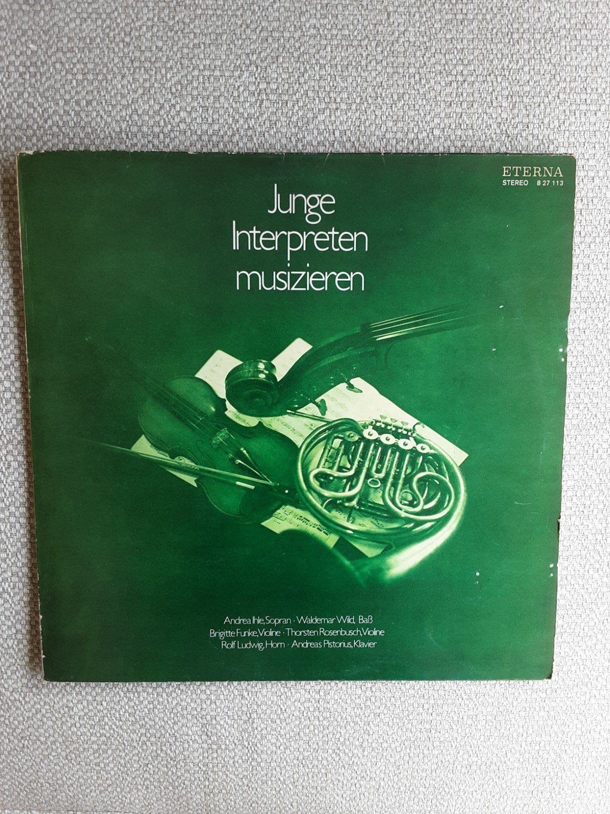 Junge Interpreten Musizieren, Ophalen of Verzenden, Barok, Gebruikt, 12 inch