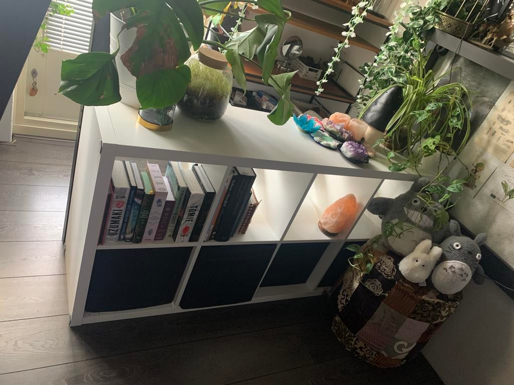 IKEA kallax wit + bakken, Ophalen, Zo goed als nieuw