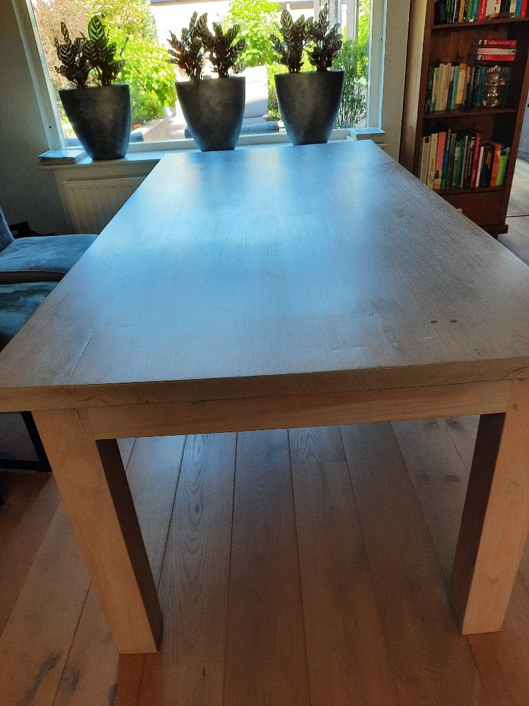Teakhouten tafel, Ophalen, Gebruikt, Teakhout, 50 tot 100 cm