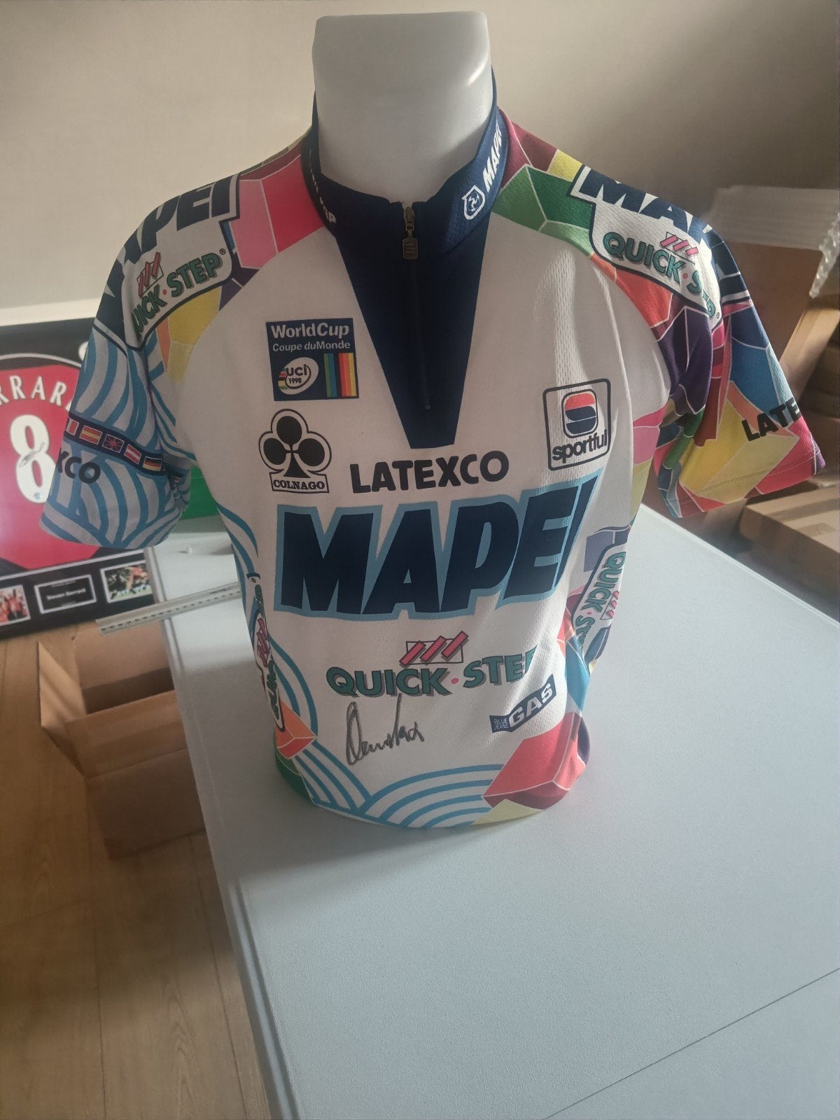 Gesigneerd shirt Axel Merckx, Verzenden, Nieuw, Buitenlandse clubs, Shirt