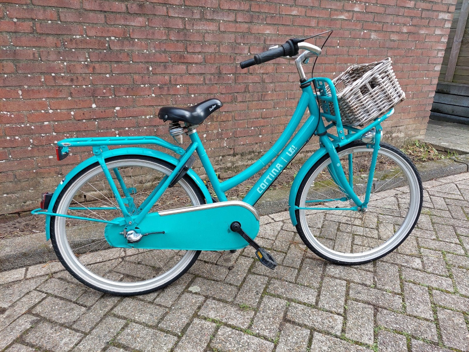 meisjes fiets cortina u4 24 inch 3 versnellingen, Ophalen, Terugtraprem, 24 inch, Versnellingen