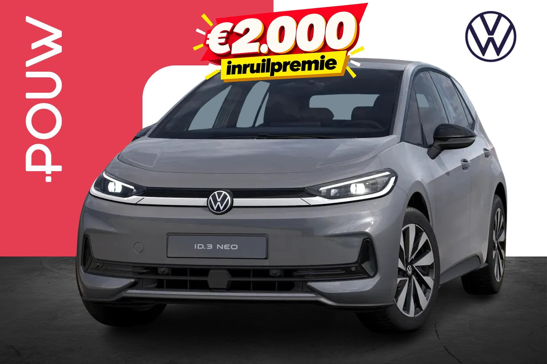 Volkswagen ID.3 Neo Trend 170pk 50 kWh | Stoel /-Stuurwiel V, Auto's, 12 maanden, Zwart, ID.3, 416 km