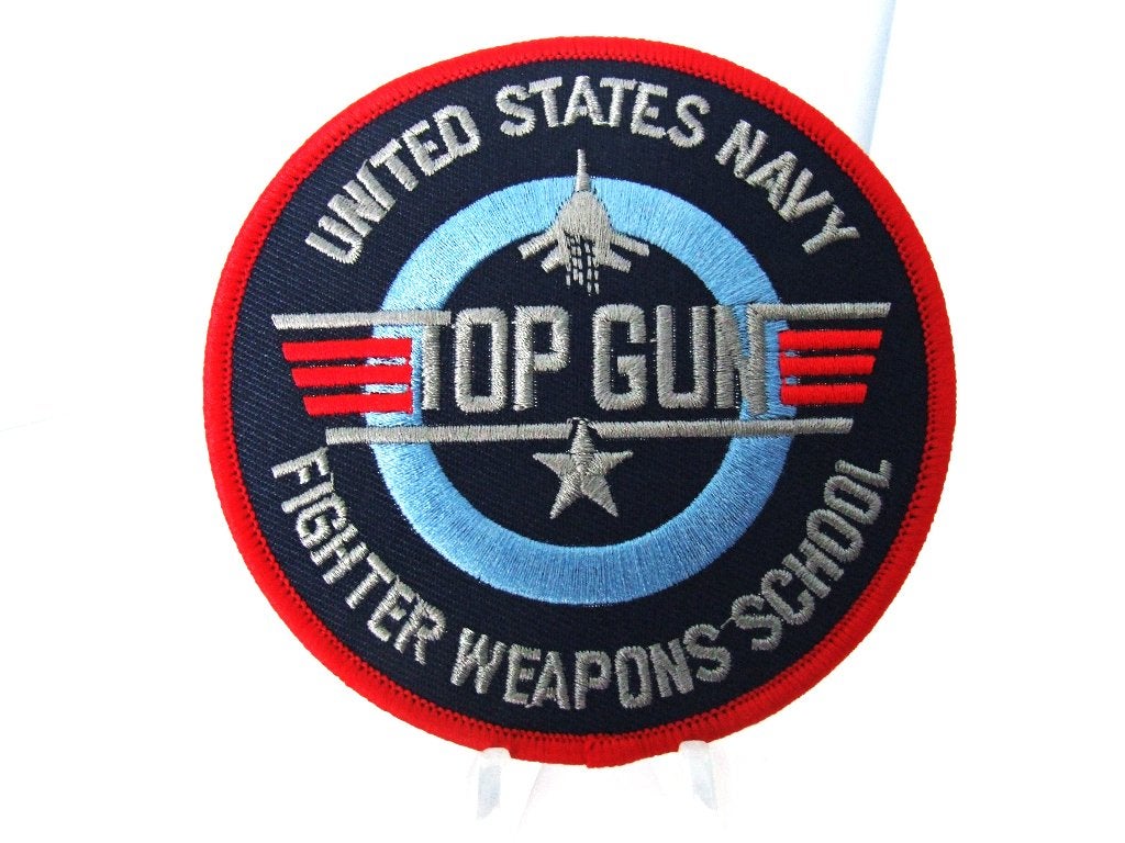 Embleem,Patch,Topgun,Fighter,Weapons,School, Verzenden, Marine, Amerika, Embleem of Badge