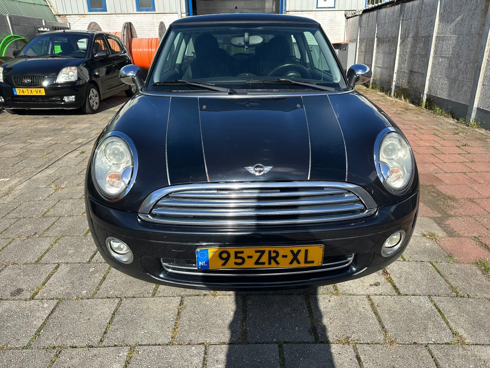Mini (r56) 1.4 95pk 2008 Zwart, Auto's, Voorwielaandrijving, 4 stoelen, Origineel Nederlands, 19 km/l