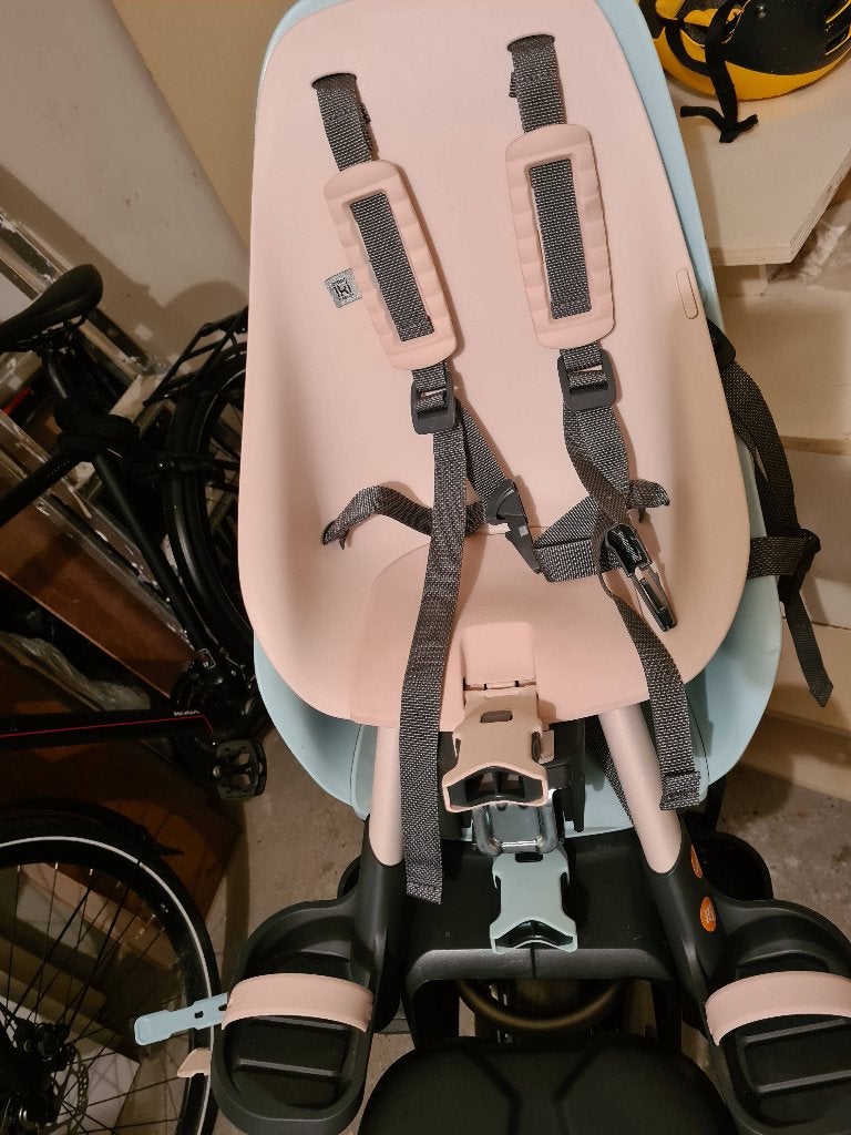 Kinderstoel fiets, Ophalen, Zo goed als nieuw, Overige typen, Gordel(s)