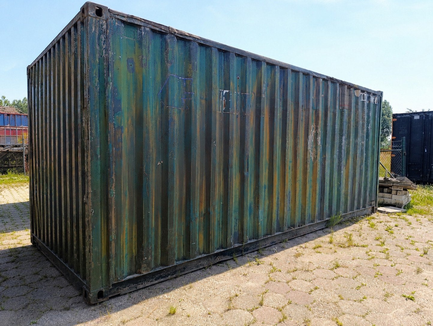 Zeecontainer, Ophalen