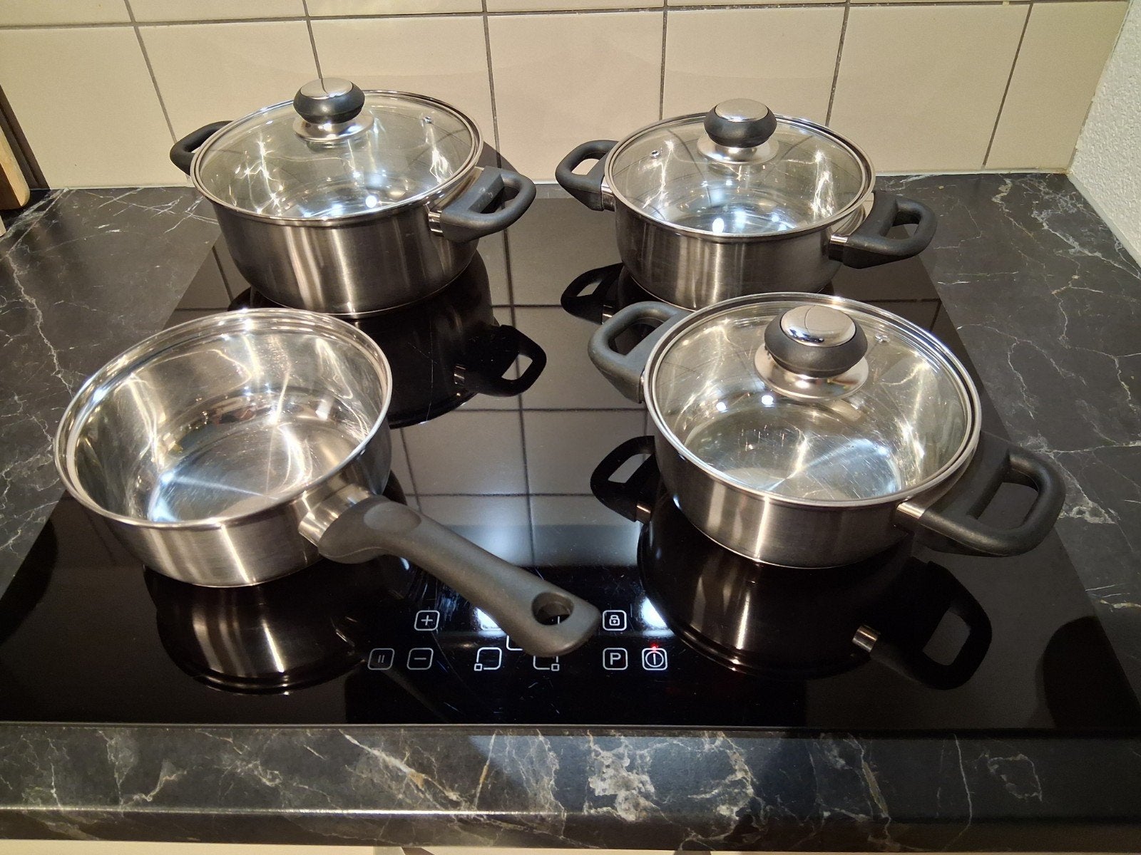 pannenset, Ophalen, Gebruikt, Pannenset, Geschikt voor inductie