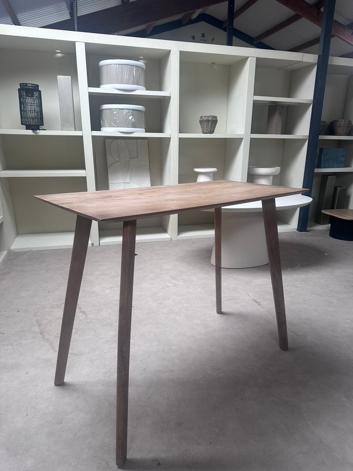 Bartafel Mangohout 130x60x91, Huis en Inrichting, Tafels | Statafels, Ophalen of Verzenden, Zo goed als nieuw, X, X