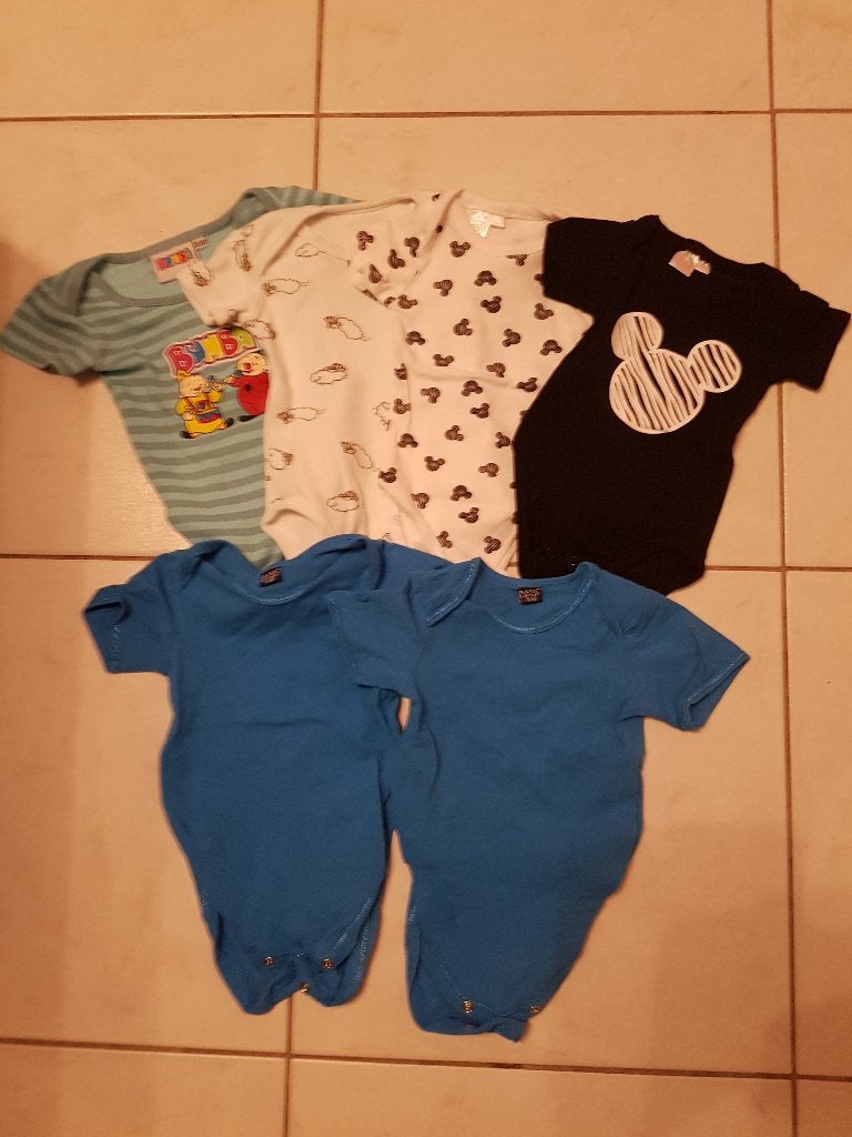 Rompers maat 74 diverse merken (nog 5 stuks), Kinderen en Baby's, Ophalen of Verzenden, Gebruikt, Jongetje of Meisje, Nacht- of Onderkleding