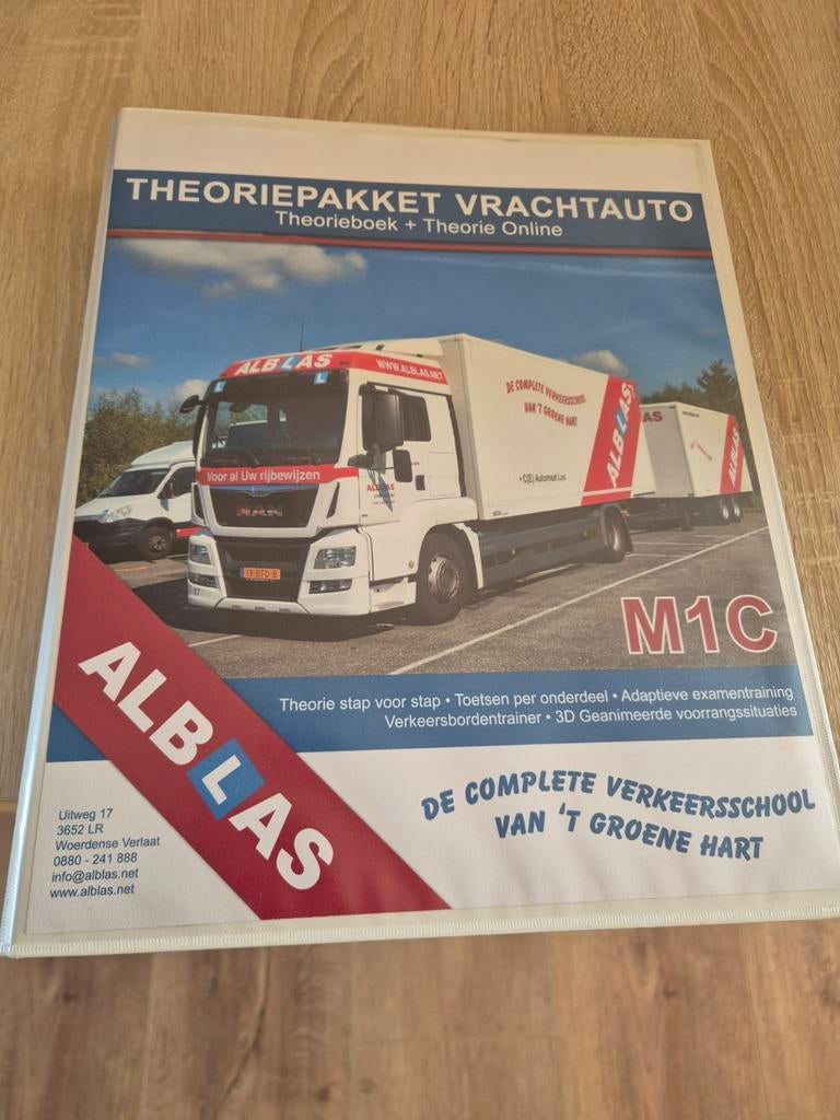 Theorieboeken vrachtwagen (M1C en M2C/3C) - Albblas, Ophalen of Verzenden, Zo goed als nieuw, Vrachtwagen
