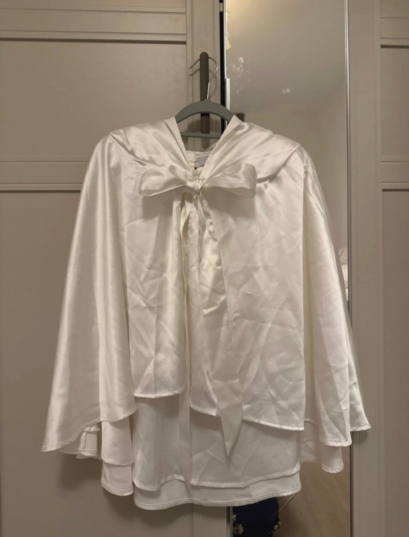Bridal cape aserham, Kleding | Dames, Ophalen of Verzenden, Zo goed als nieuw, Wit, Accessoires