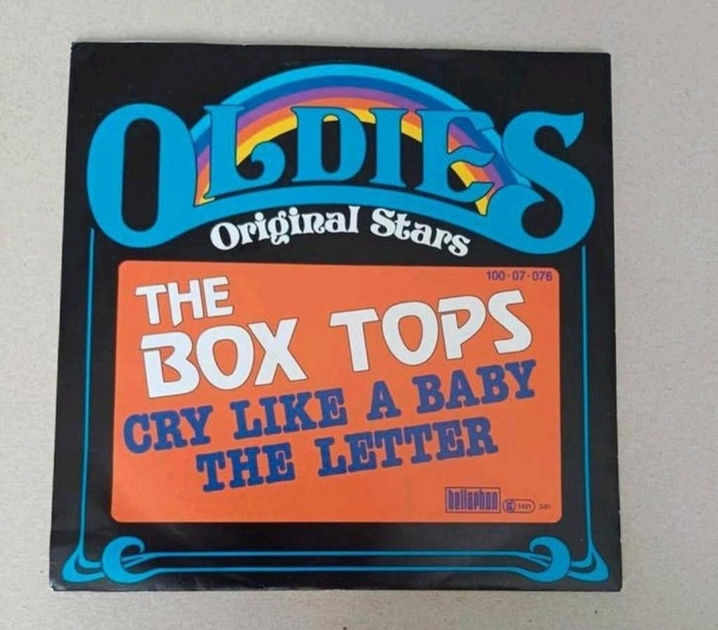 The Box Tops - Cry Like A Baby/The Letter, Cd's en Dvd's, Vinyl Singles, Gebruikt, 7 inch, Single, Ophalen of Verzenden