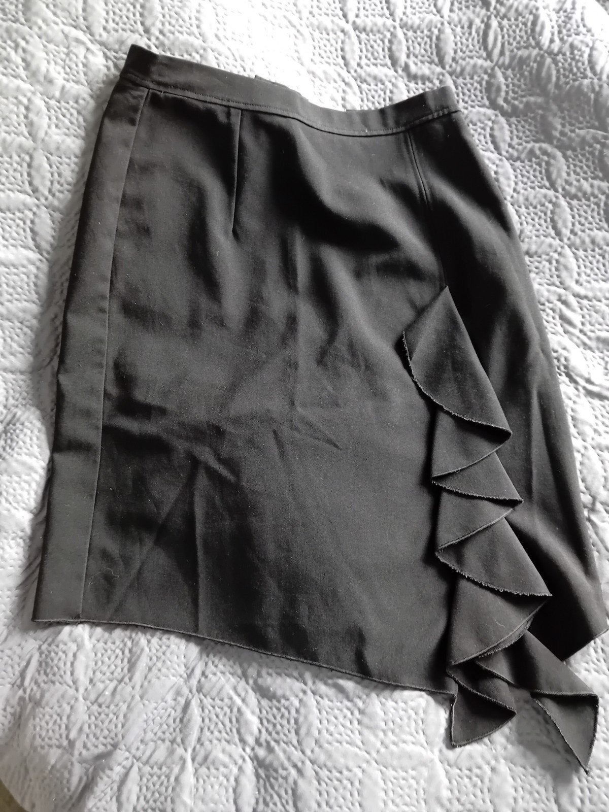 Mazouzi Rok met Ruches - Zwart, Maat M, Maat 38/40 (M), Zwart, Ophalen of Verzenden, Zo goed als nieuw