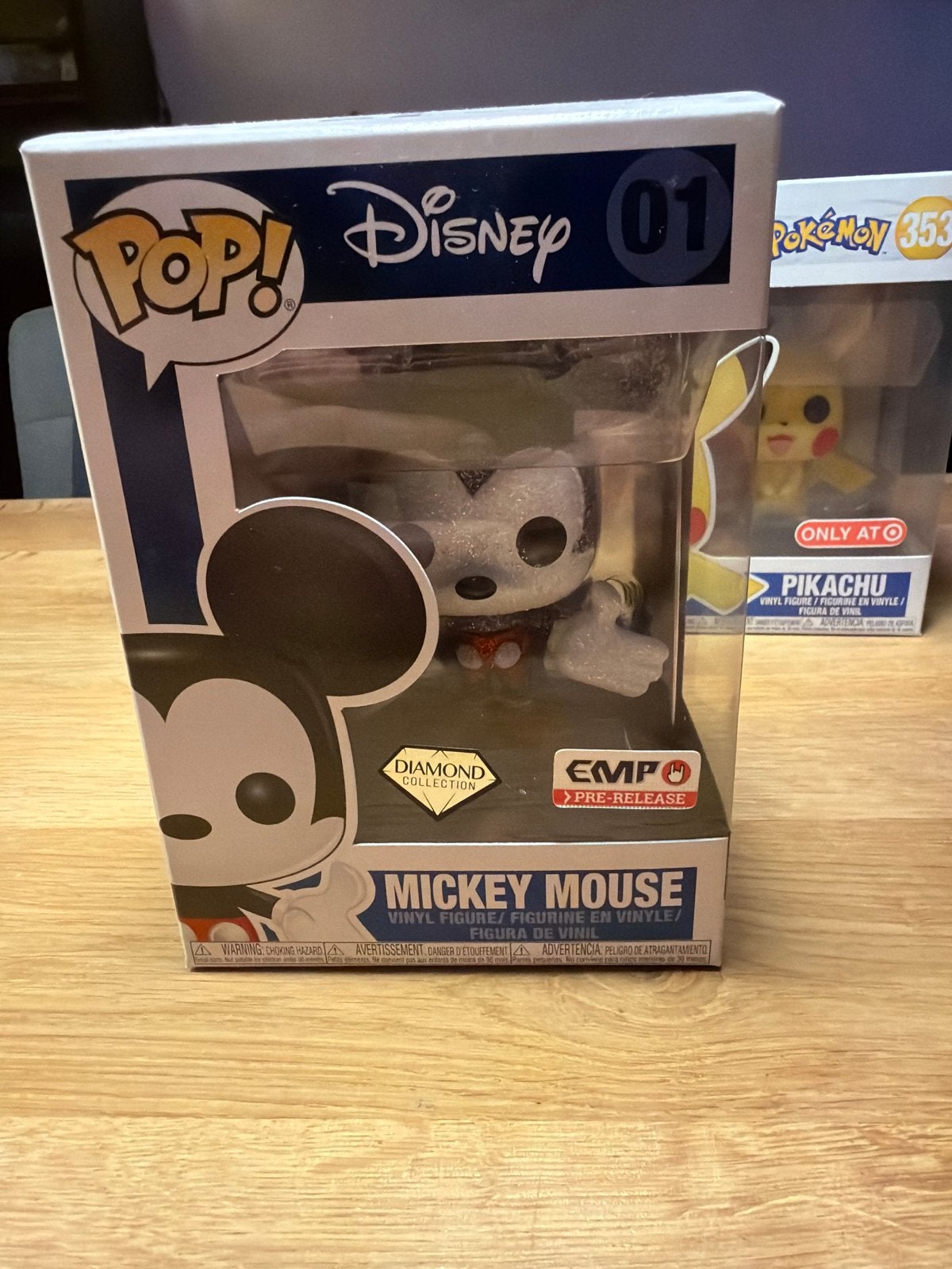 Funko Pop! Disney 01 Mickey Mouse Diamond Collection, Ophalen of Verzenden, Nieuw