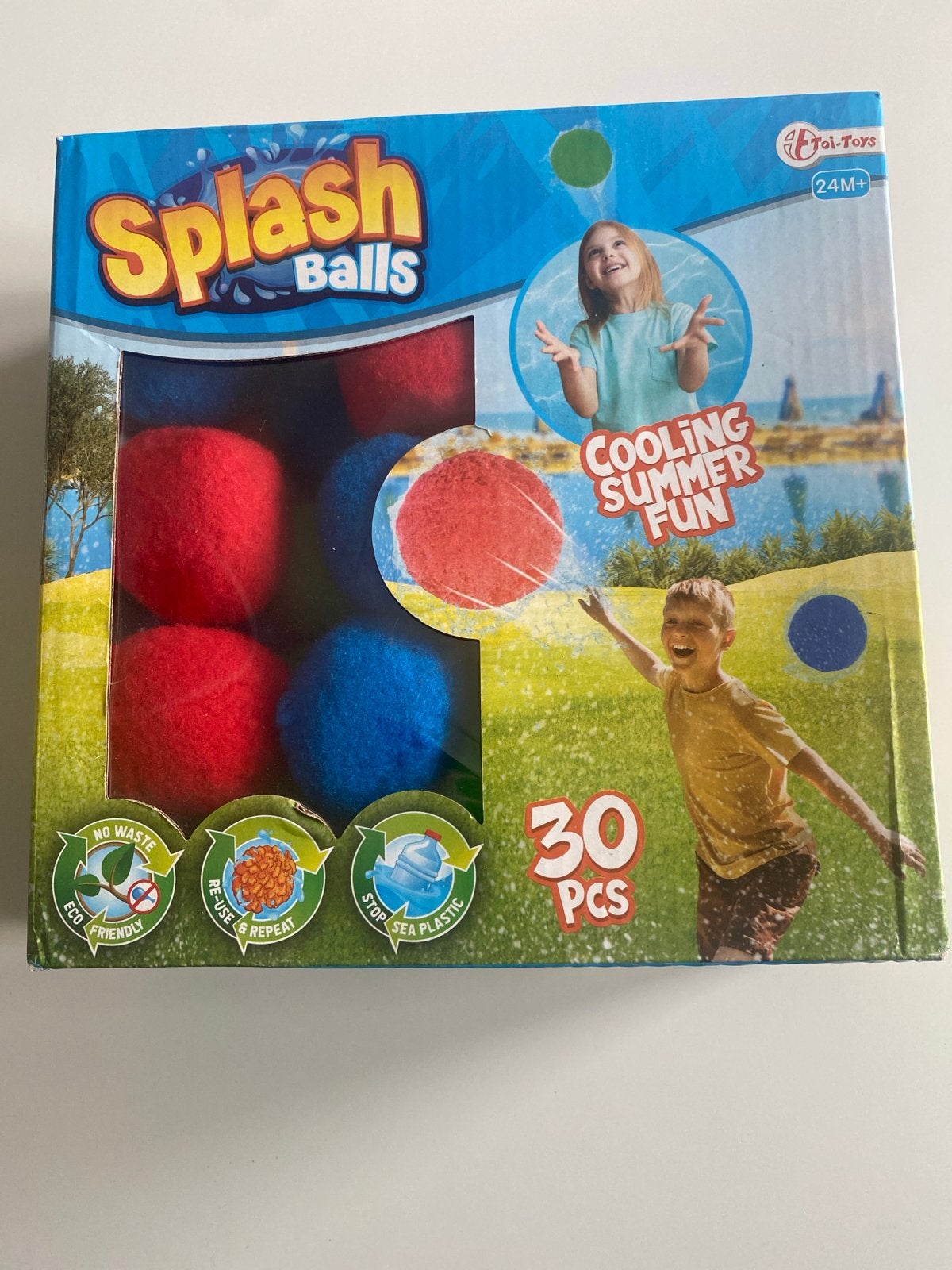 Splash Balls - 30 stuks herbruikbare waterballen, Ophalen of Verzenden, Nieuw, Jongen of Meisje