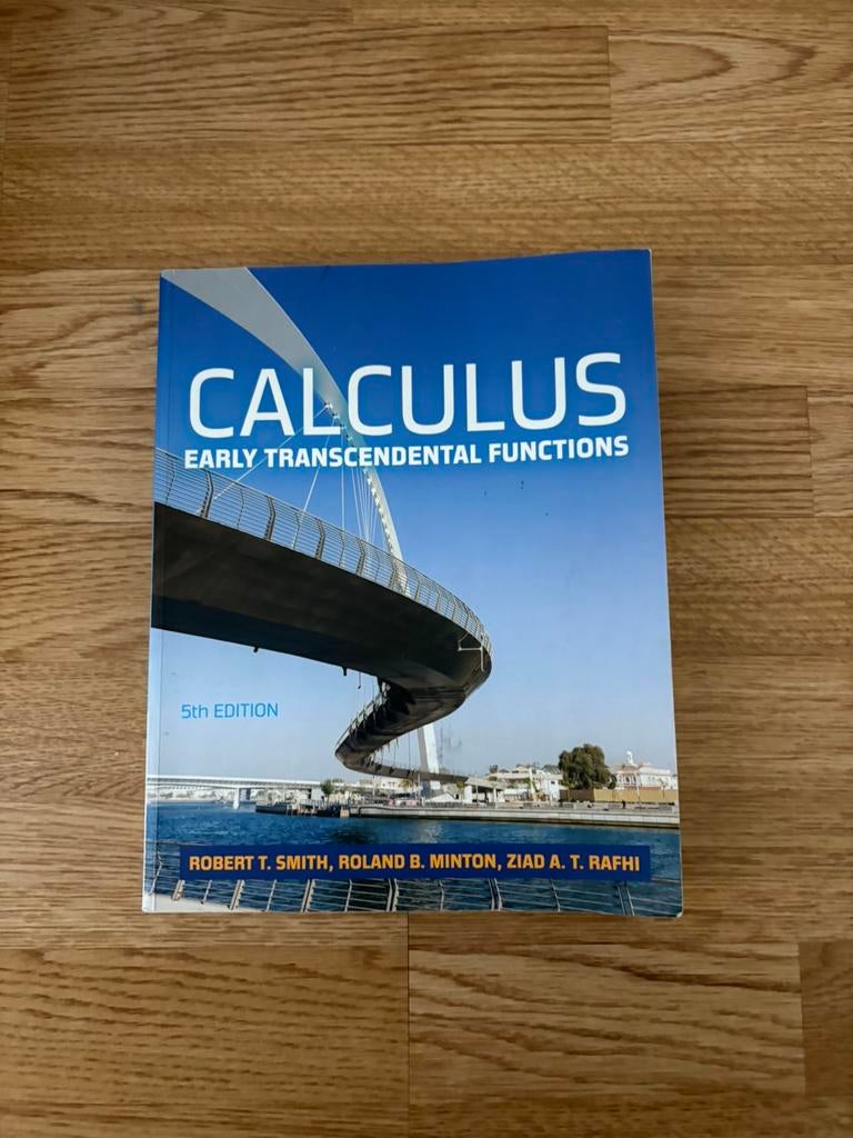 Calculus Early Transcendental Functions 5th Edition, Boeken, Ophalen of Verzenden, Beta, Zo goed als nieuw, WO