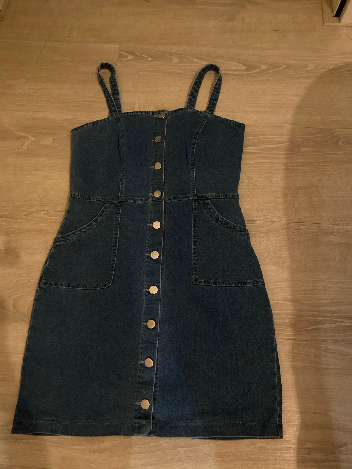 Shein jeansjurk/tuniek maat L, Blauw, Maat 42/44 (L), Ophalen of Verzenden, Zo goed als nieuw