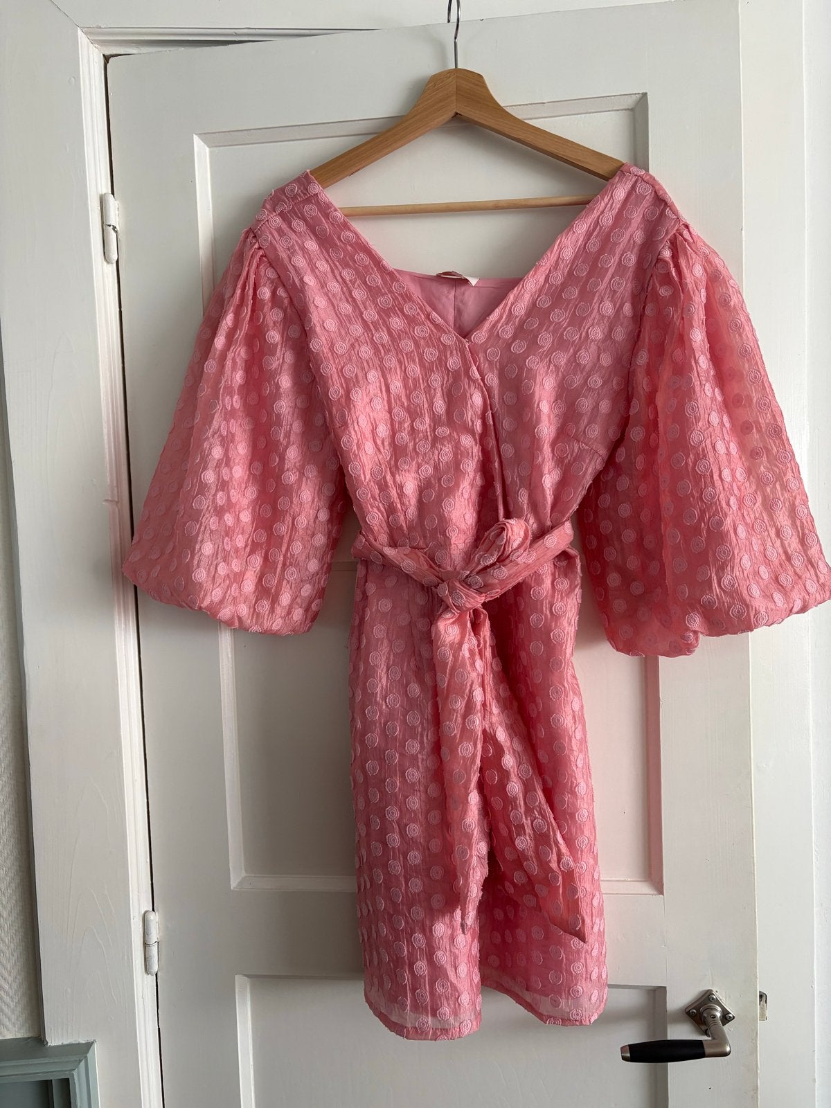 Aaiko Jurkje Roze met Pofmouwen - Nieuw, Maat S, Ophalen of Verzenden, Nieuw, Maat 36 (S), Roze