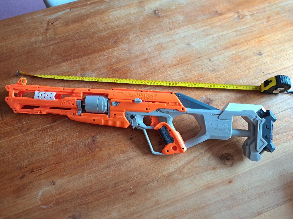 NERF N-Strike Elite Accustrike AlphaHawk, Ophalen of Verzenden, Zo goed als nieuw