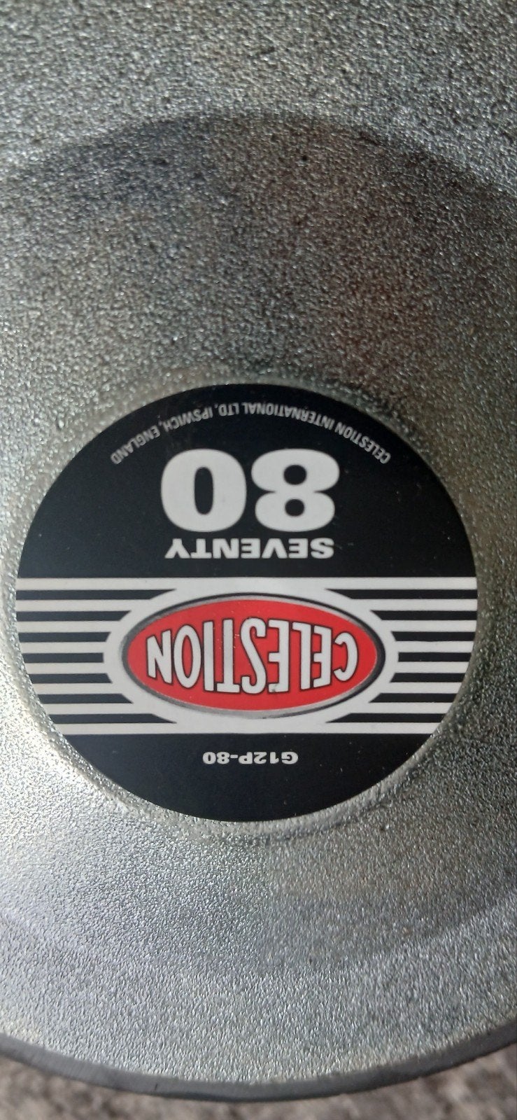 Celestion 80 watt gitaarspeaker, Muziek en Instrumenten, Ophalen of Verzenden, Zo goed als nieuw, Elektrische gitaar