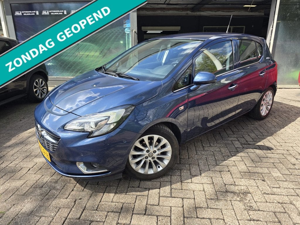 Opel Corsa 1.4 Cosmo | AUTOMAAT | 12MND GARANTIE | CAMERA |, Auto's, Opel, 1063 kg, Gebruikt, 4 cilinders, Blauw