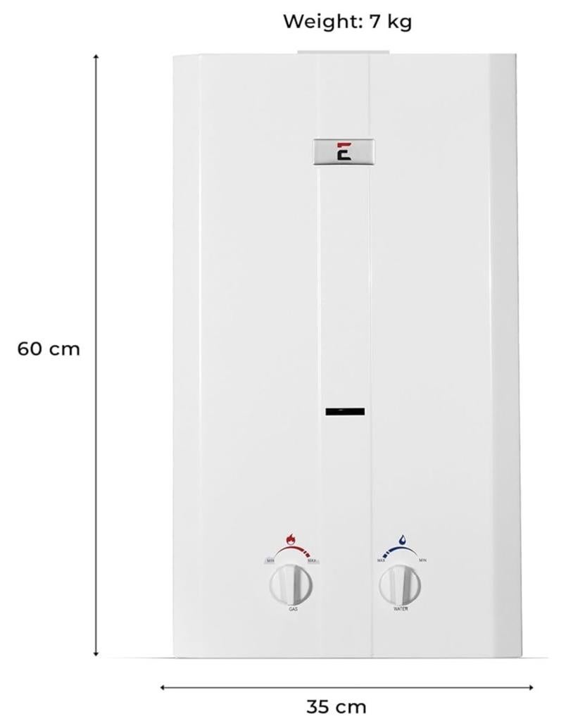 ECCOTEMP CE10 Geiser - Nieuw in Doos, Ophalen, Aardgas, Minder dan 3 jaar oud, Minder dan 20 liter