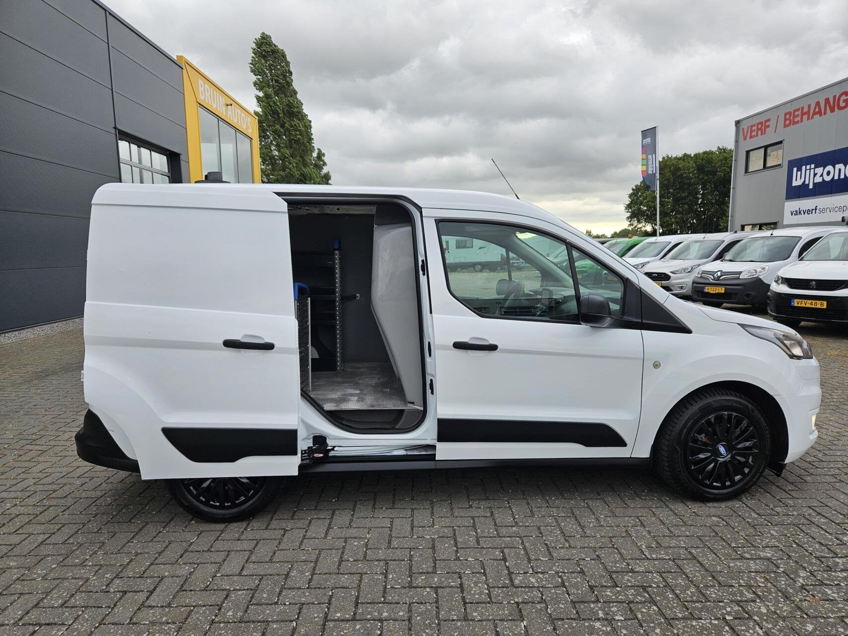 Ford Transit Connect 1.5 EcoBlue L1 Airco Navi Camera, Gebruikt, Euro 6, 4 cilinders, Wit