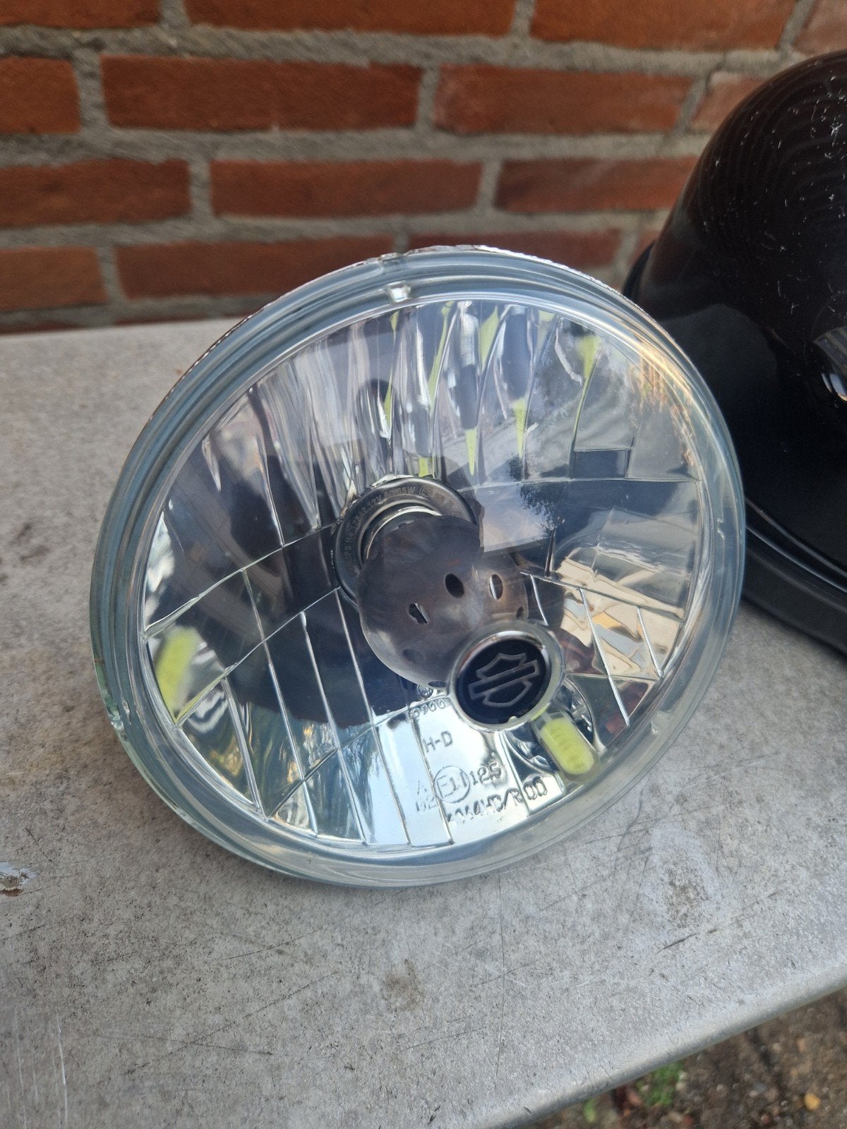 Harley-Davidson koplamp sportster, Ophalen of Verzenden, Gebruikt